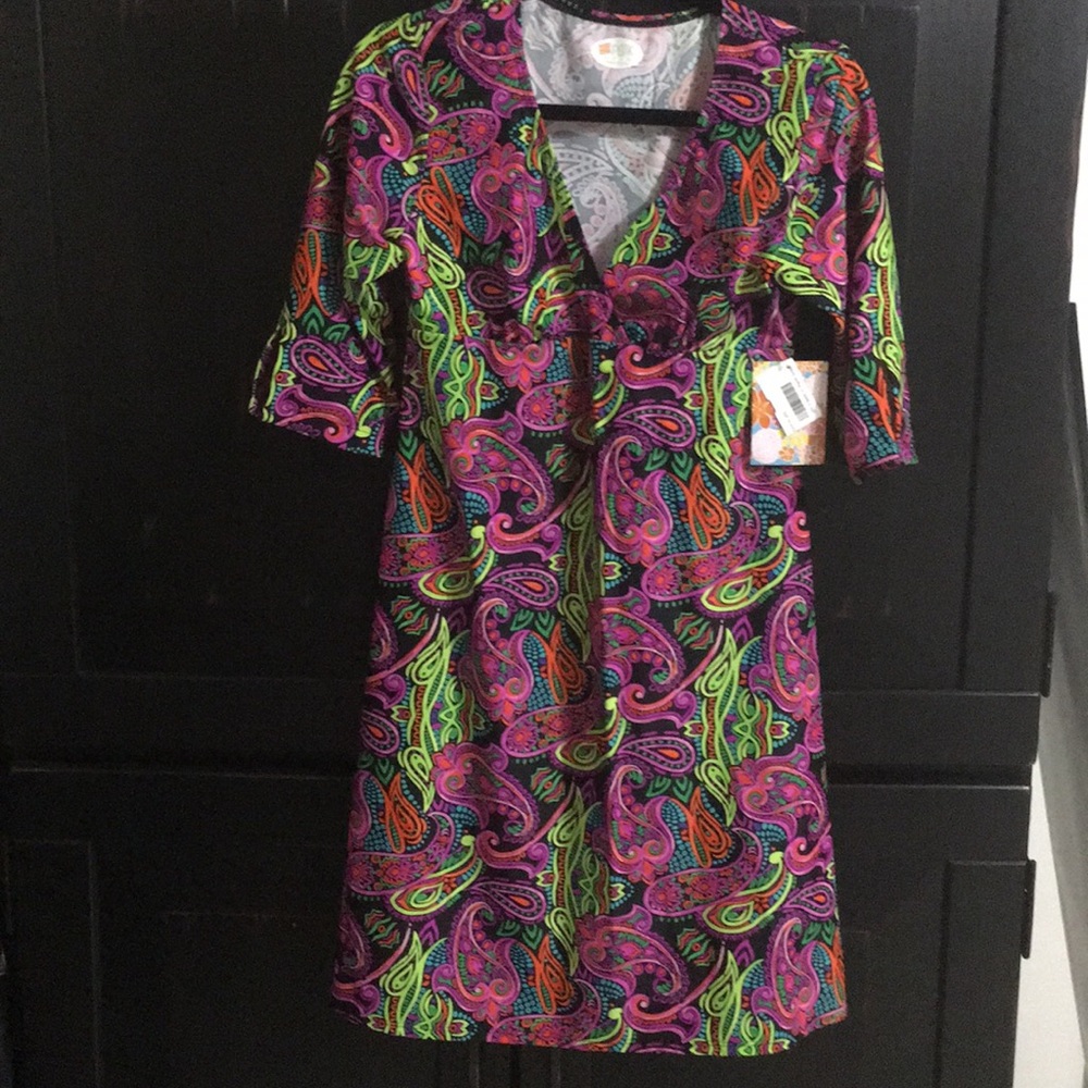 Spunkwear Marci Gras V-neck dress